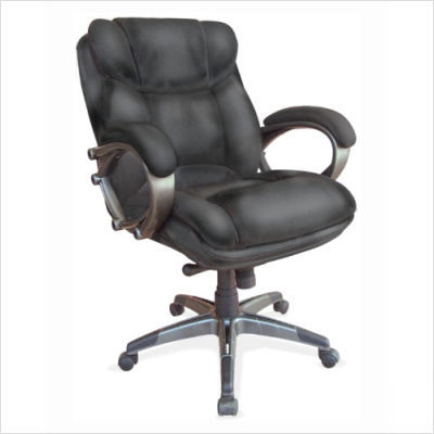 Commomwealth avenue mid-back chair in graphite fabric