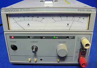 Kenwood regulated constant voltage power supply PD18 30