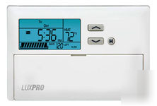 Luxpro PSP611 1 heat / 1 cool programmable thermostat