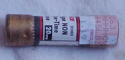 New 20 amp one time cartridge fuse ace 31063, non-20 ** *