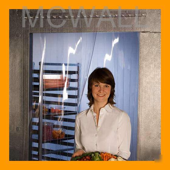 New walk in freezer cooler strips door curtain