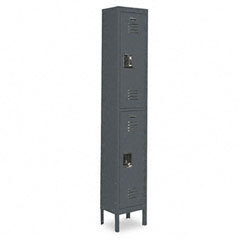 Quick-assemble double-tier locker edsal CQA5091GY