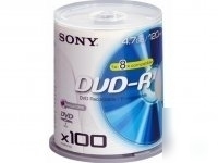 Sony dvd-r spindle 100DMR47BSP