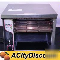 Used apw at-express counter top conveyor toaster