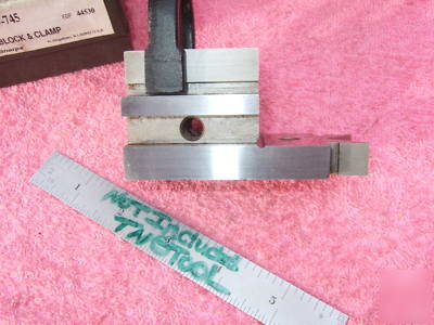 V-block & clamp brown&sharpe no.745 toolmaker machinist