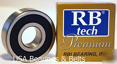 (qty 10) 6210-2RS, rs premium bearings 50X90,c/3&ABEC3+