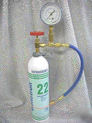 R22 refrigerant *large 34OZ. 2.2 lbs check & charge it