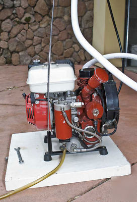 Scuba compressor - cornelius with 5HP honda gas engine