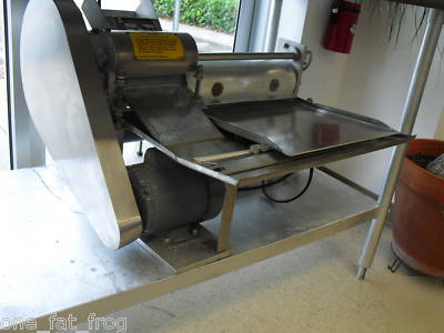 Used commercial dough sheeter roller pizza bakery fl 