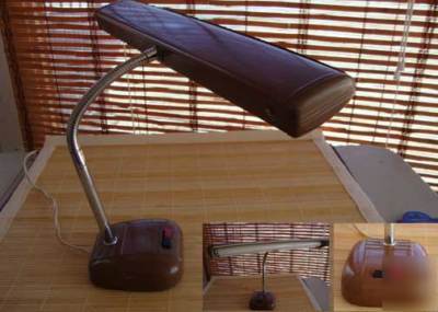 Vintage victor stapler sucess calendar desk lamp boston