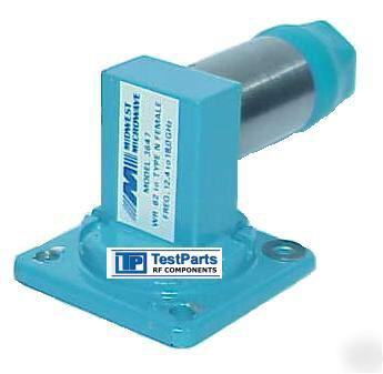 05-00091 midwest microwave waveguide adapter WR62 to n