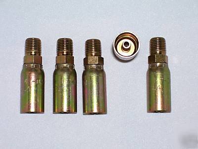 (10) 1/4INCH hydraulic fitting to 1/4 inch npt (4-4MP) 