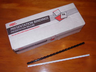100 presentation/plastic comb binding b/w, gbc 5/16