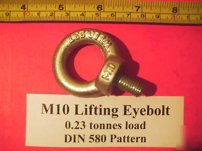 10MM M10 lifting eyebolt eye bolt din 580 bzp
