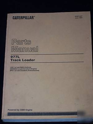 Caterpillar parts manual 977L track loader 14X1 to last