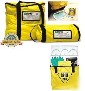Chemical spill cleanup kit, enpac 