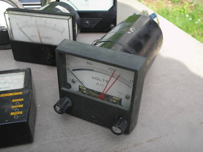 Electronic meters volt amp etc some nos 20PC lot #5 