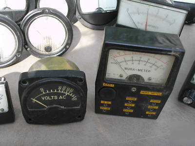 Electronic meters volt amp etc some nos 20PC lot #5 