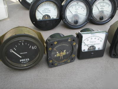 Electronic meters volt amp etc some nos 20PC lot #5 