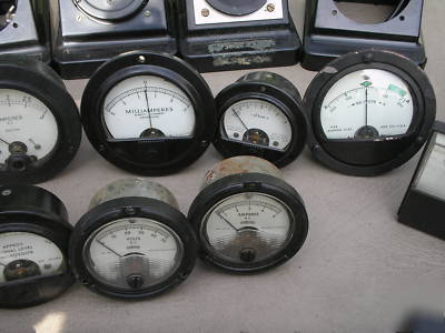 Electronic meters volt amp etc some nos 20PC lot #5 