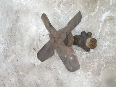 Farmall sc tractor original fan assembly w/ thermostat