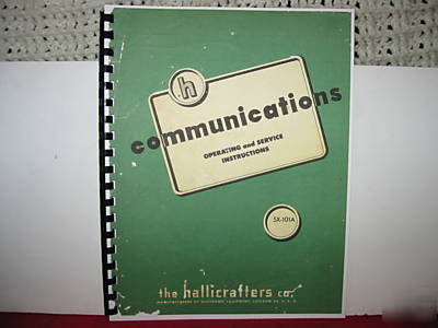 Hallicrafters sx-101A operating & service manual