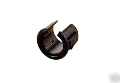 (10) plastic snap hole bushing open/closed, 0.37