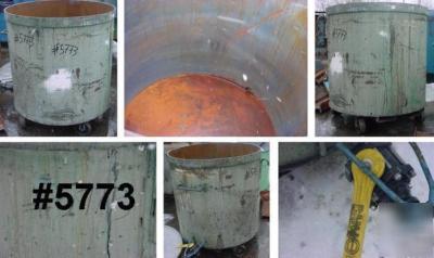 165 gal mix tank - c/s - 39.75 in. dia. x 38 in #5773