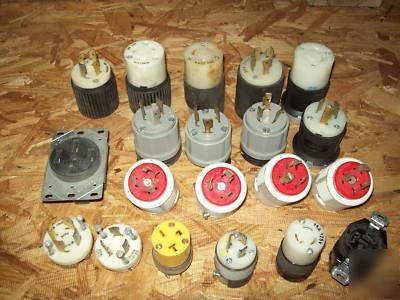 Assorted twist lock plugs connector 15/20/30A 125/250V