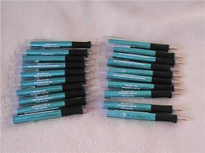 Contour soft rubber grip pens lot of 20