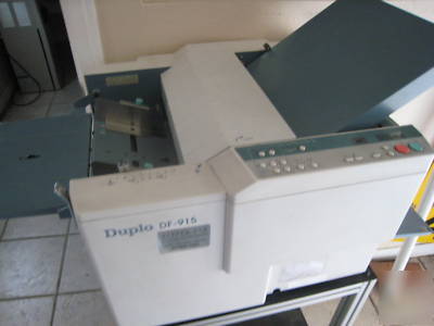 Duplo df-915 folder used in excellent condition