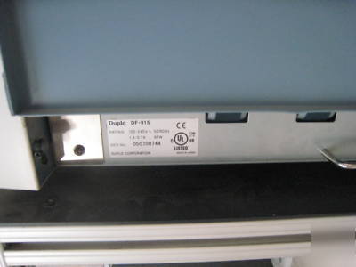 Duplo df-915 folder used in excellent condition