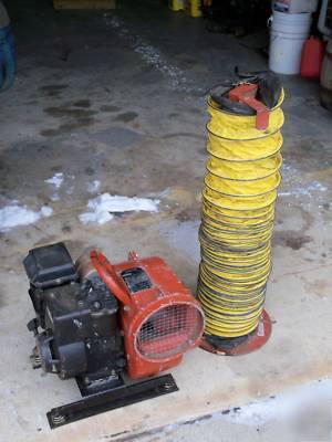 General GP8 portable ventilation blower used