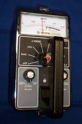 Bicron micro sievert / rem gamma scintillator radiation