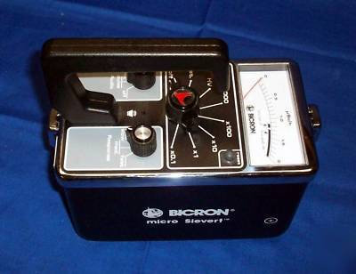 Bicron micro sievert / rem gamma scintillator radiation