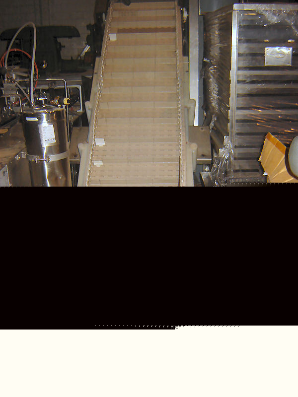 Cleated elevator conveyor section s.s. 6'h x 24â€w 