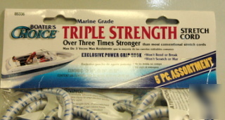 New boater's choice triple strength 5 pk bungee cords 