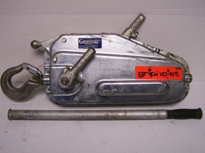 New tirfor griphoist tu.17 2000LB dead-lift hand winch