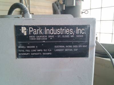 Park industries wizard ii