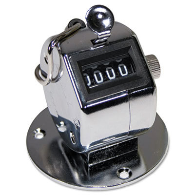 Tally ii desk model counter registers 0-9999 chrome