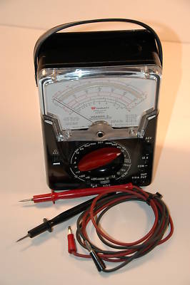 Triplett model 630-ns (voms) analog multimeter