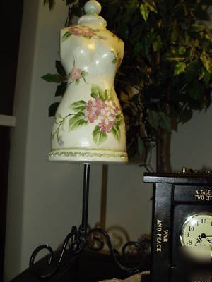 Victorian shabby chic mannequin necklace dress form 24