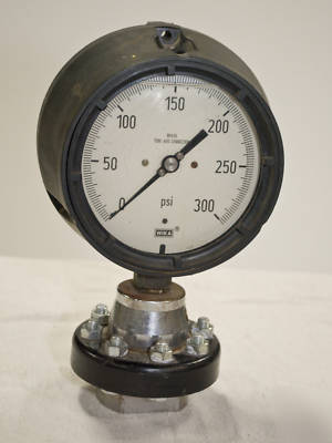 Wika pressure gauge gage 0-300 psi water filled