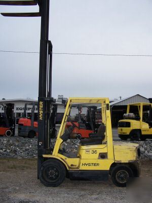 Hyster 6000 lb cap. diesel solid pneumatic forklift