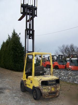 Hyster 6000 lb cap. diesel solid pneumatic forklift