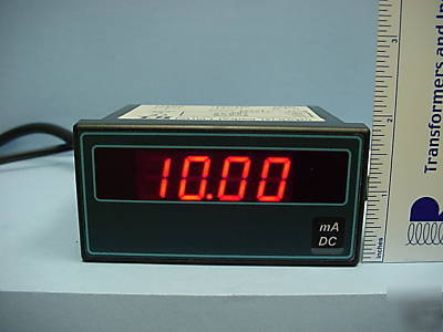Icl digital meter 2 20 2000 dc milliamps amps 1/8 din