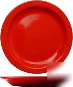 Intl. tableware cancun plate red 9IN |2 dz| can-8-r