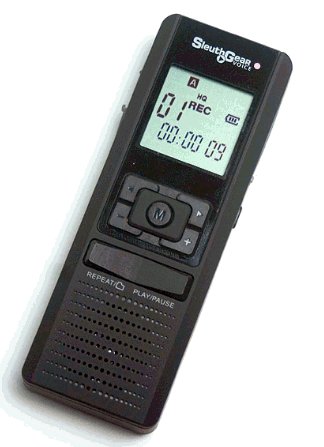 Kjb D4000 sleuthvoice digital recorder 1GB memory
