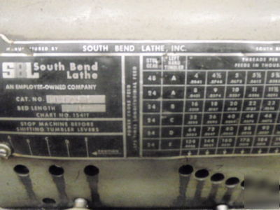 7336 south bend 13â€ model CL145C lathe