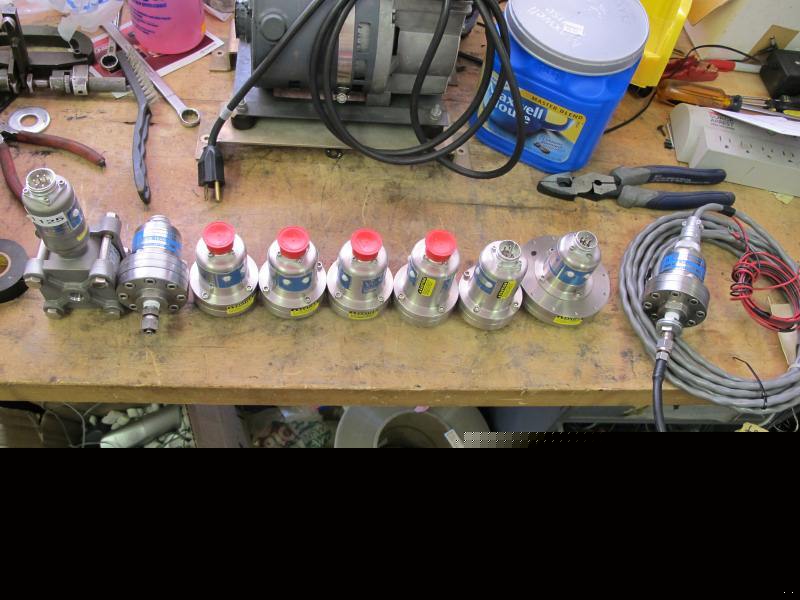 9 viatran pressure transducers